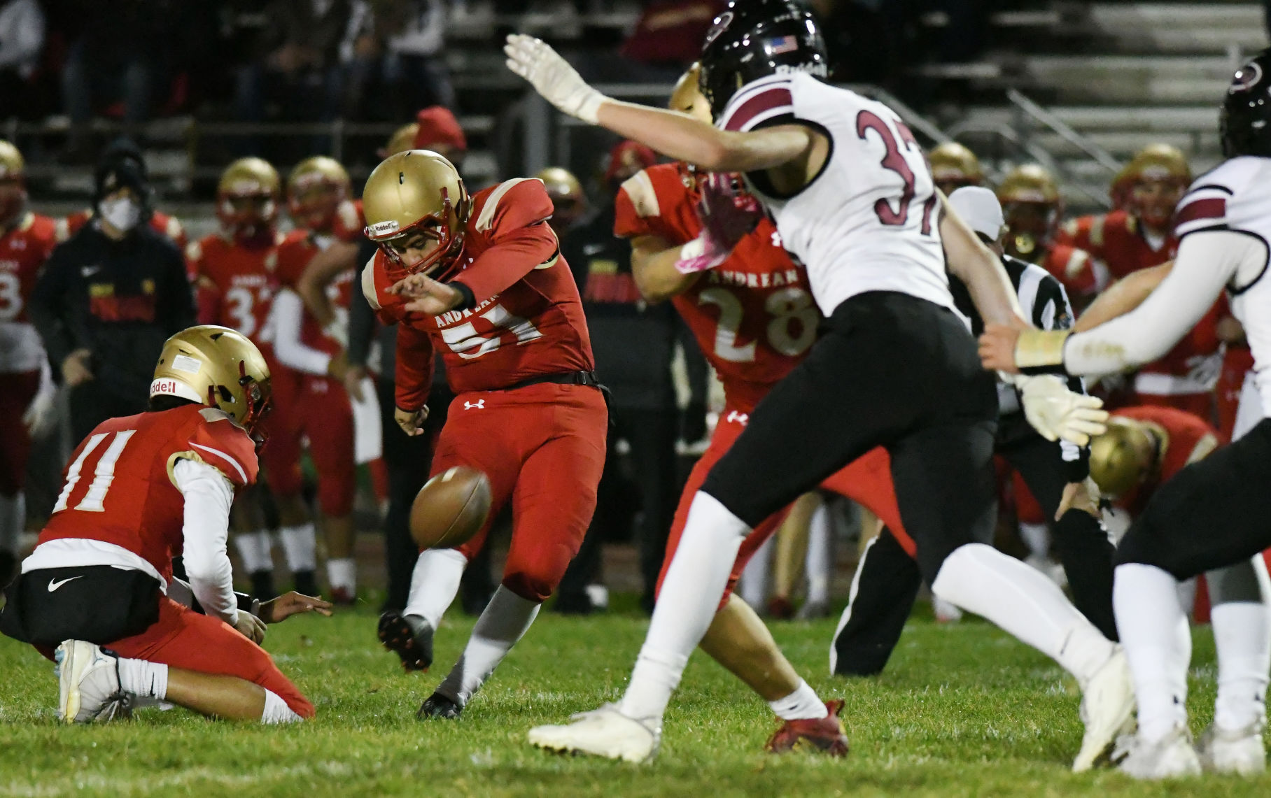 Lowell at Andrean football